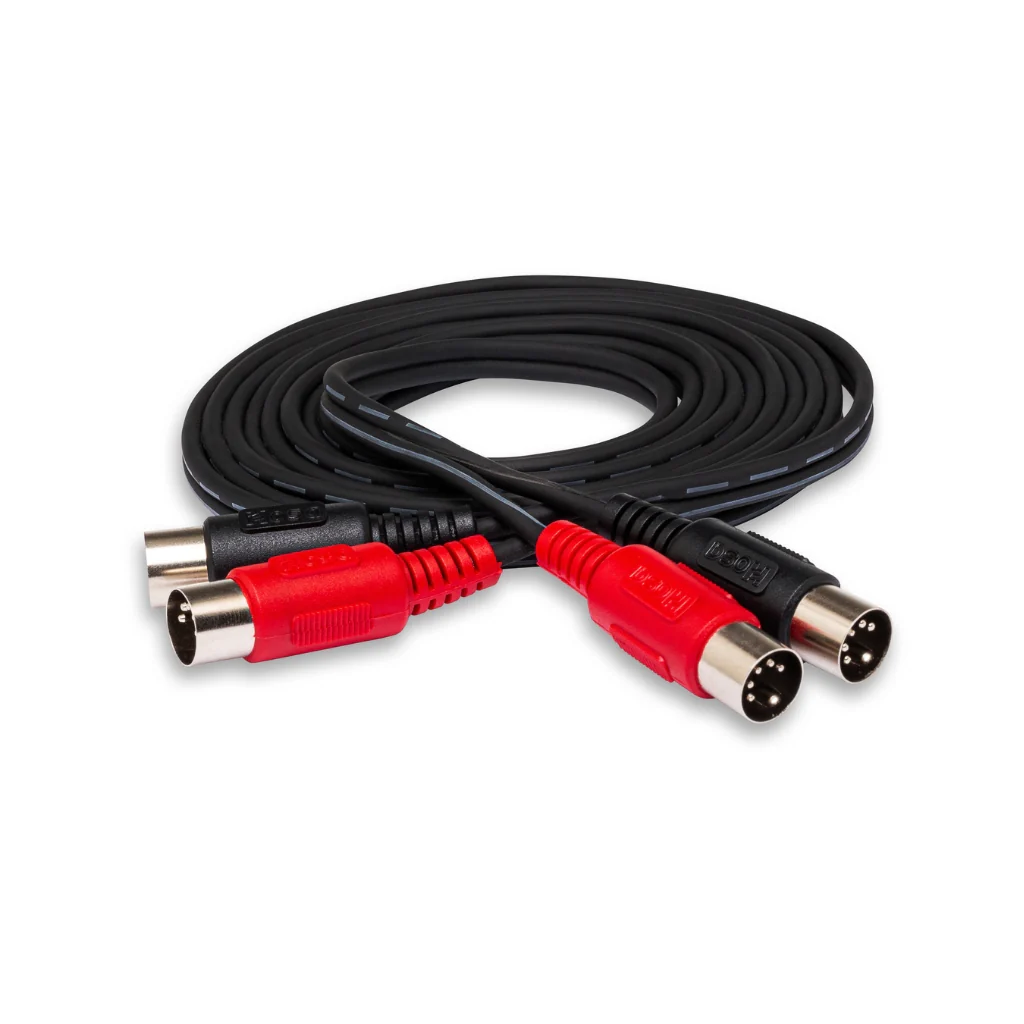 Hosa Technology Dual 5-pin DIN to Same Dual MIDI Cable 1m