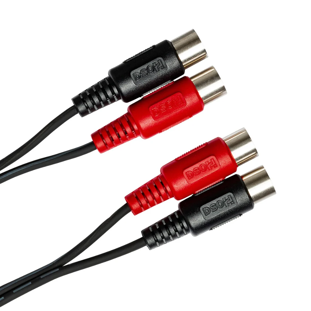Hosa Technology Dual 5-pin DIN to Same Dual MIDI Cable 1m - Image 2