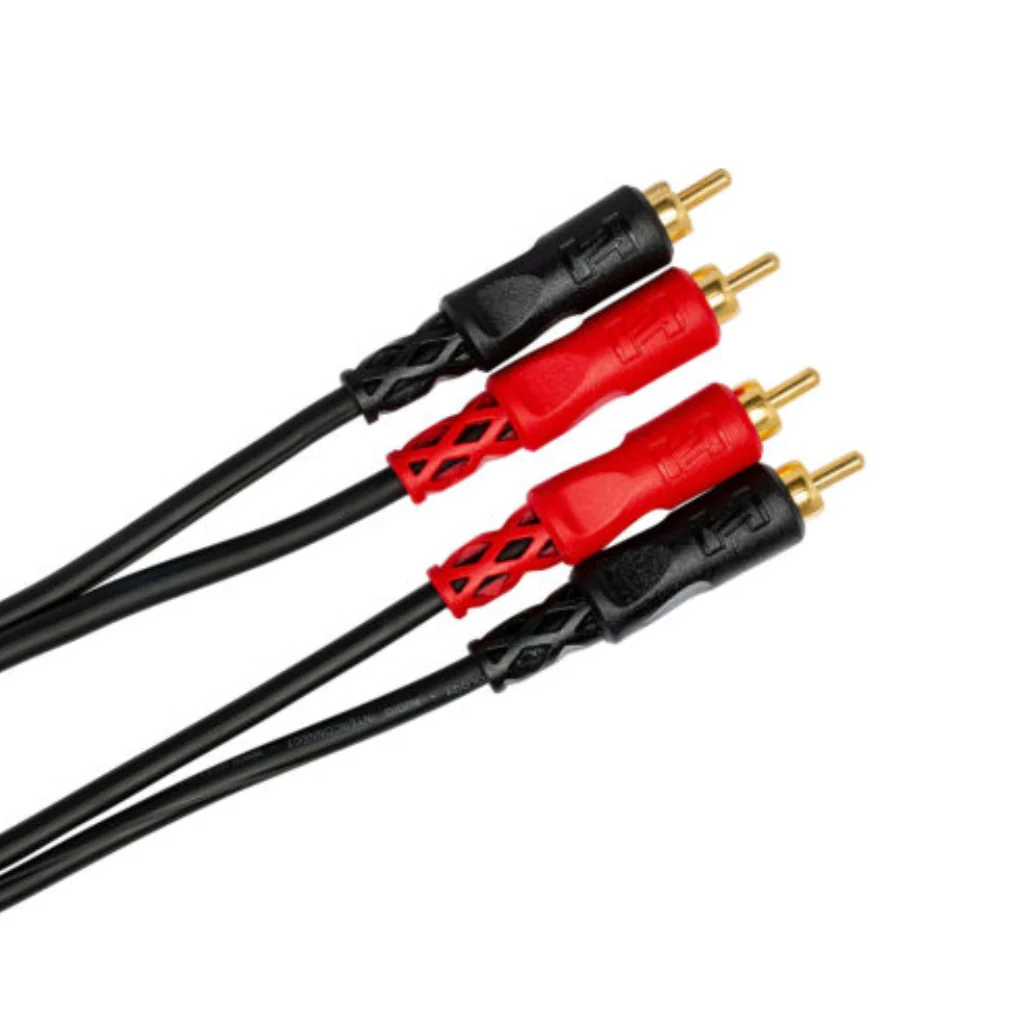 Hosa Technology Dual RCA to Same Stereo Interconnect Cable 3m, Gold - Image 2