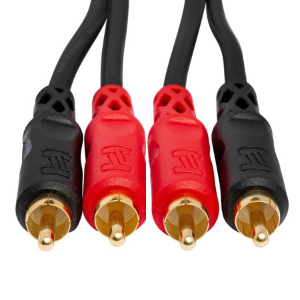 Hosa Technology Dual RCA to Same Stereo Interconnect Cable 3m, Gold - Image 3
