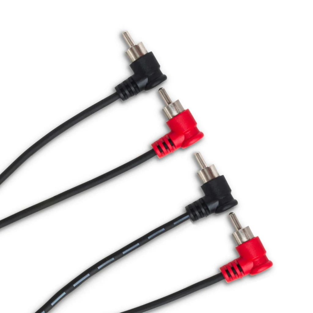 Hosa Technology Dual Right-Angle RCA to Same Stereo Interconnect Cable 2m - Image 2