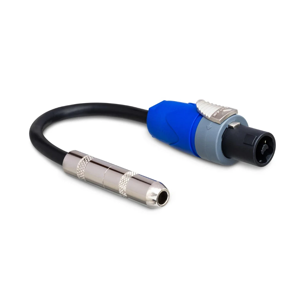 Hosa Technology 1/4 in TS to Neutrik speakON Speaker Adapter 6in