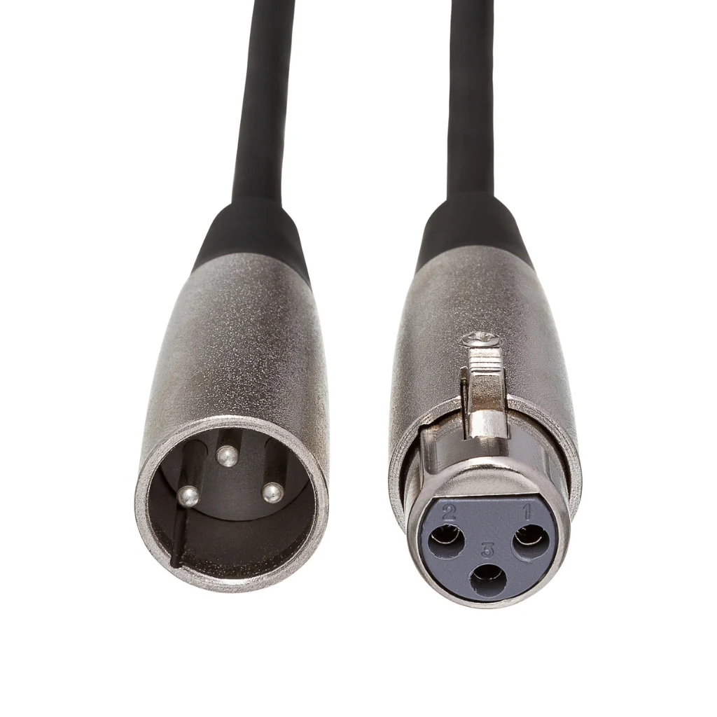 Hosa Technology XLR3F to XLR3M Quad Microphone Cable 10ft - Image 3