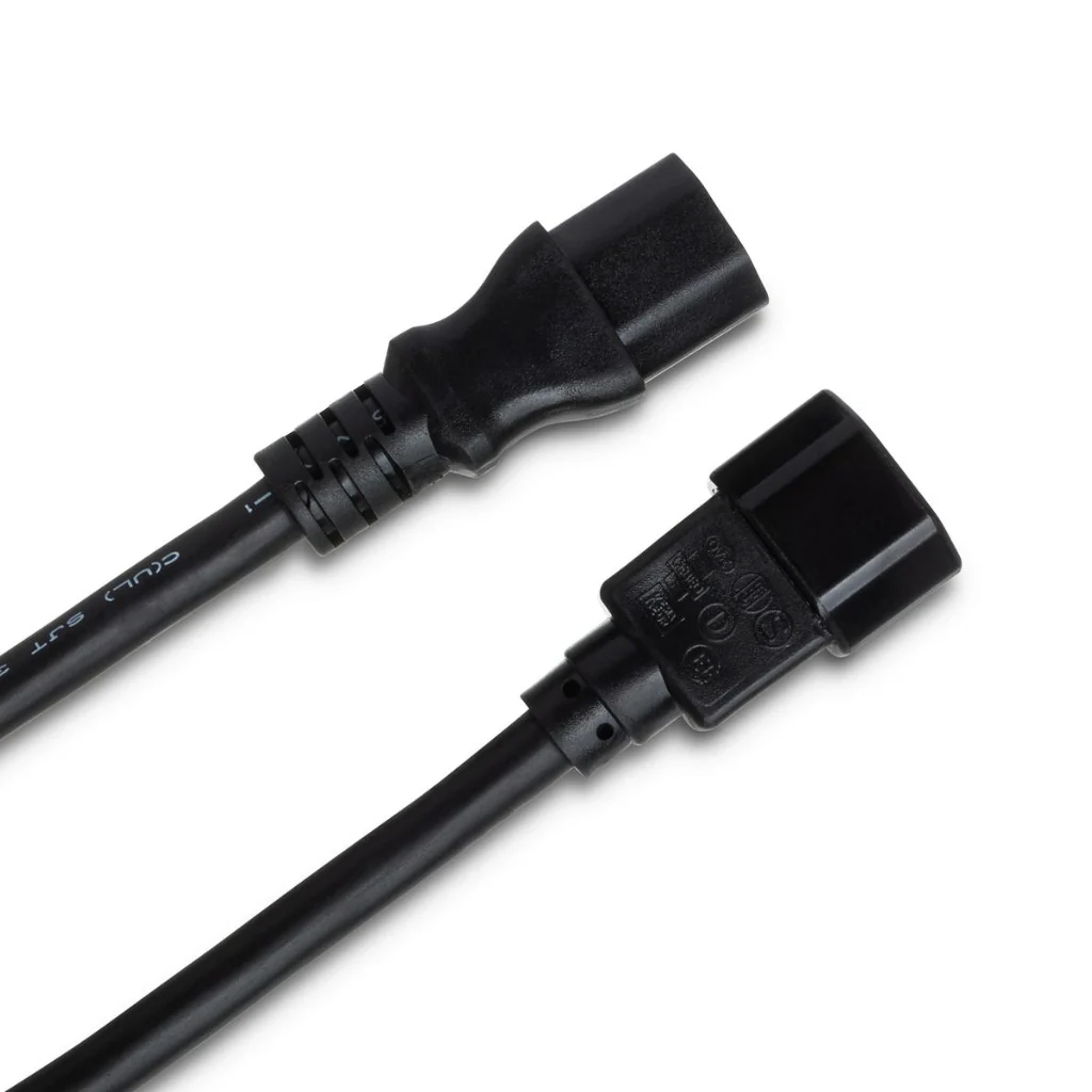 Hosa Technology IEC C14 to IEC C13 Power Extension Cord 8ft - Image 2