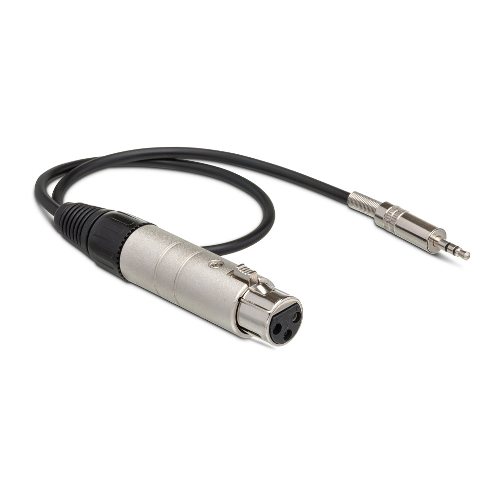 Hosa Technology Imp Trans XLR3F-3.5mm TRS 18In