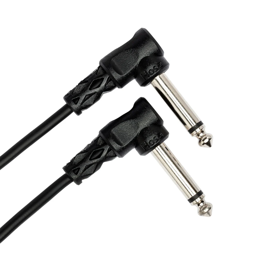 Hosa Technology Molded Right-Angle to Same Guitar Patch Cable 6 in 6 pc - Image 3