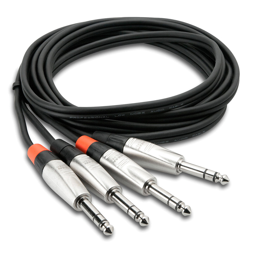 Hosa Technology Pro Dual 1/4 TRS-Same 15