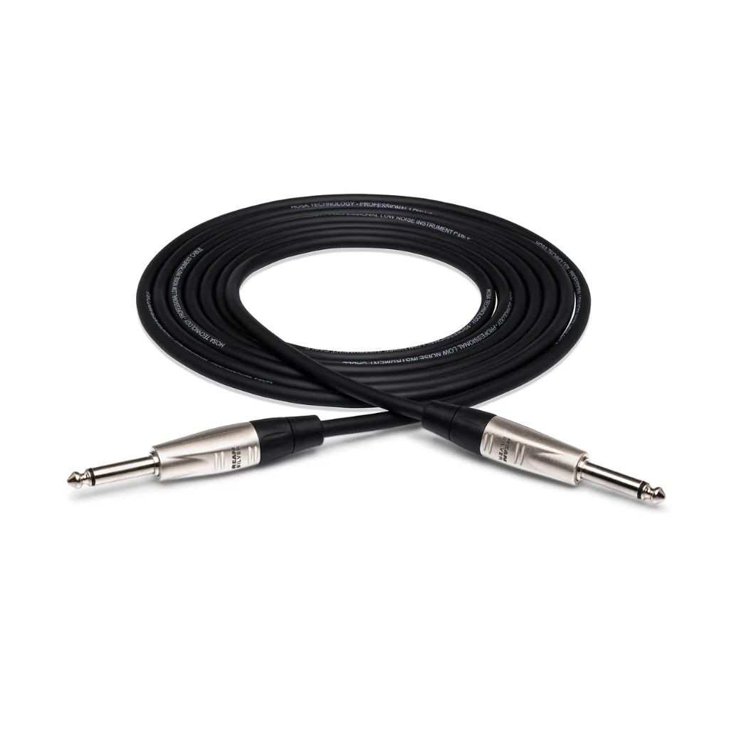 Hosa Technology REAN 1/4 in TS to Same Pro Unbalanced Interconnect Cable 3ft