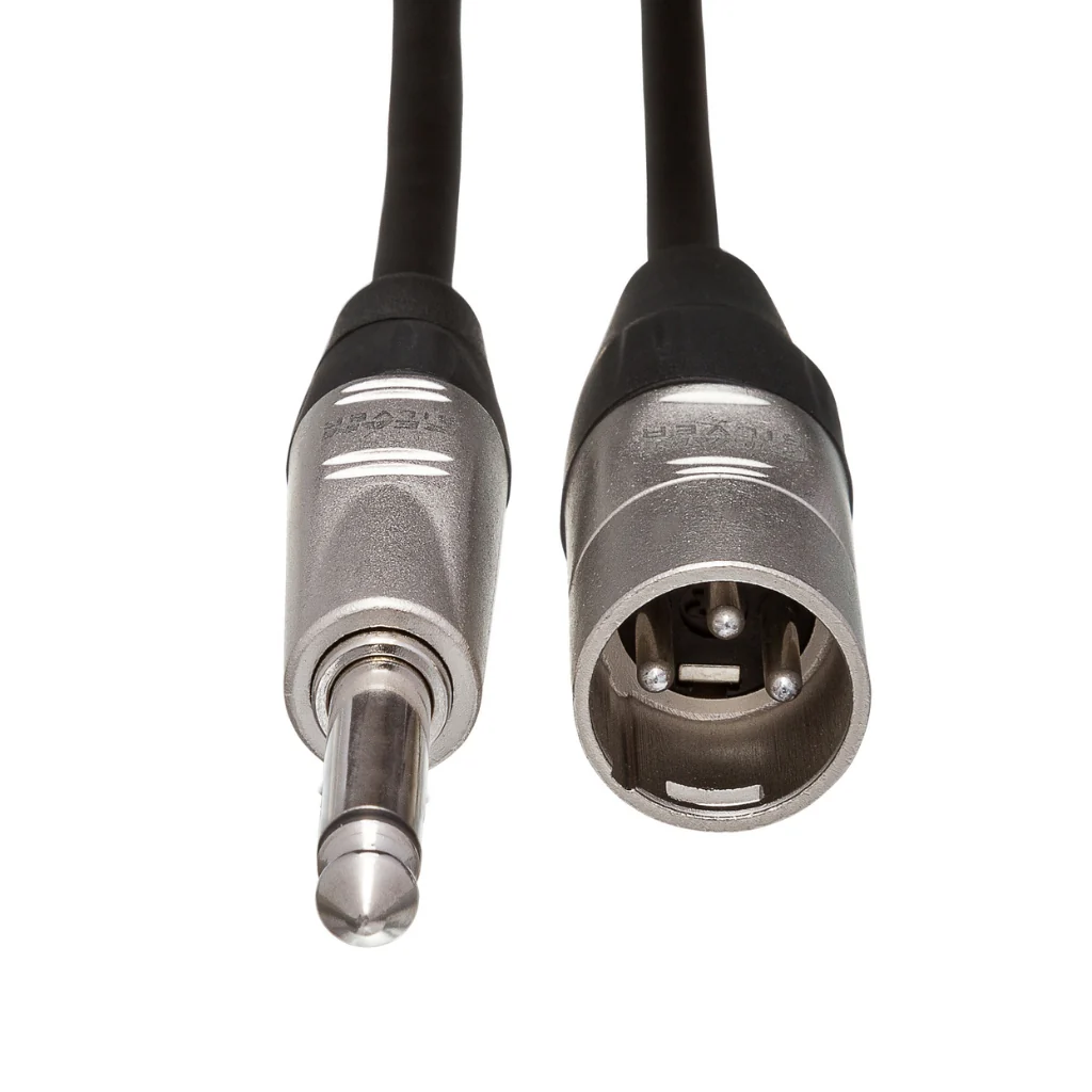 Hosa Technology REAN 1/4 in TS to XLR3M Pro Unbalanced Interconnect Cable 20ft - Image 3