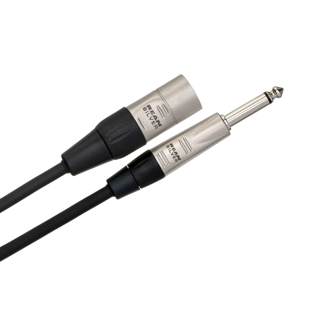 Hosa Technology REAN 1/4 in TS to XLR3M Pro Unbalanced Interconnect Cable 5ft - Image 2