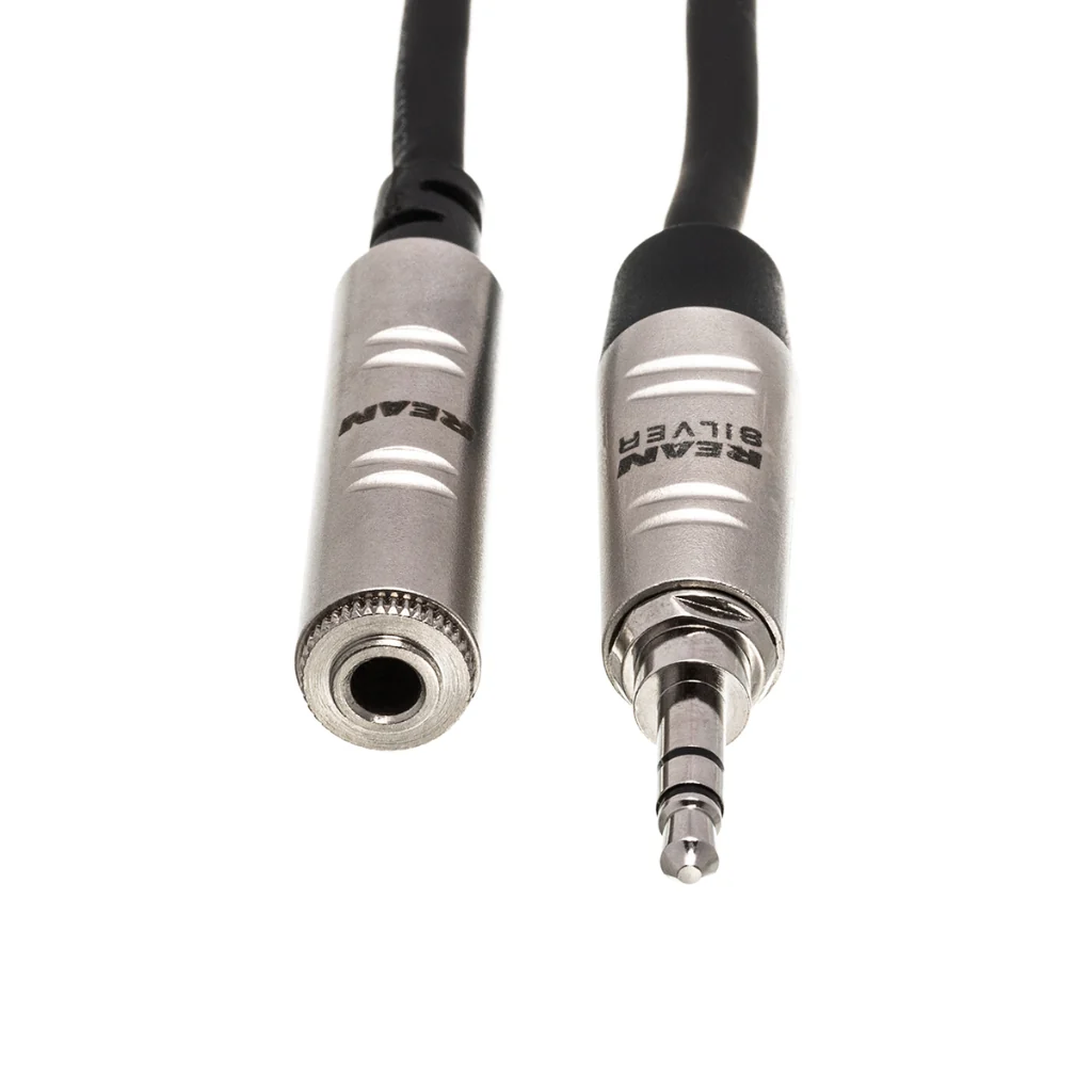Hosa Technology REAN 3.5 mm TRS to 3.5 mm TRS Pro Headphone Extension Cable 10ft - Image 3