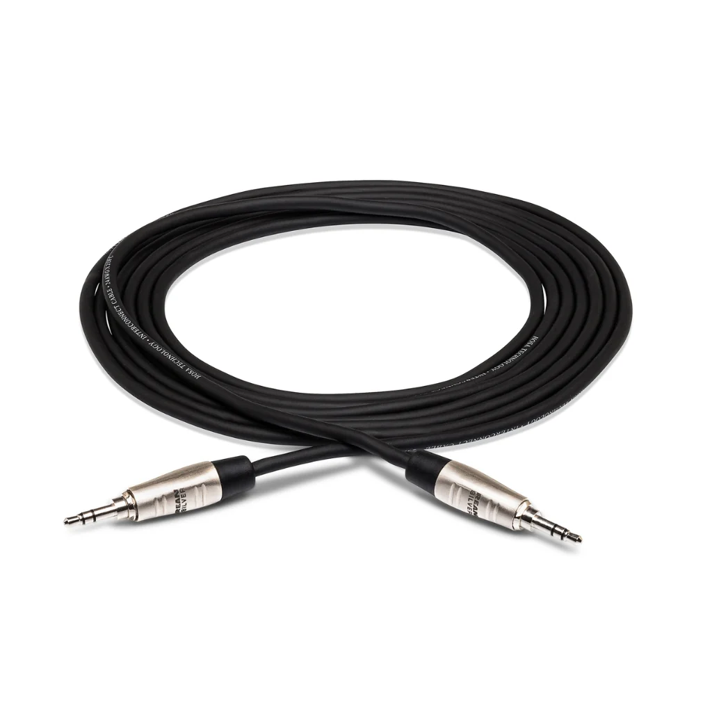 Hosa Technology REAN 3.5 mm TRS to Same Pro Stereo Interconnect Cable 5ft