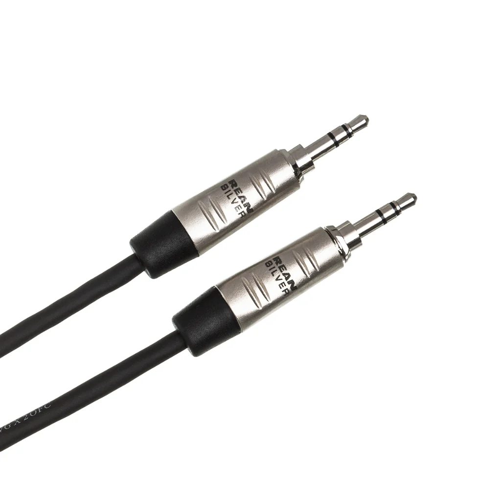 Hosa Technology REAN 3.5 mm TRS to Same Pro Stereo Interconnect Cable 5ft - Image 2