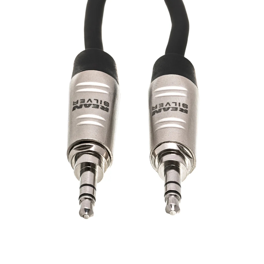 Hosa Technology REAN 3.5 mm TRS to Same Pro Stereo Interconnect Cable 5ft - Image 3
