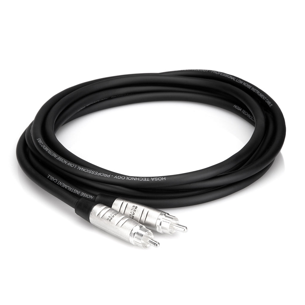 Hosa Technology REAN RCA to Same Pro Unbalanced Interconnect Cable 15ft