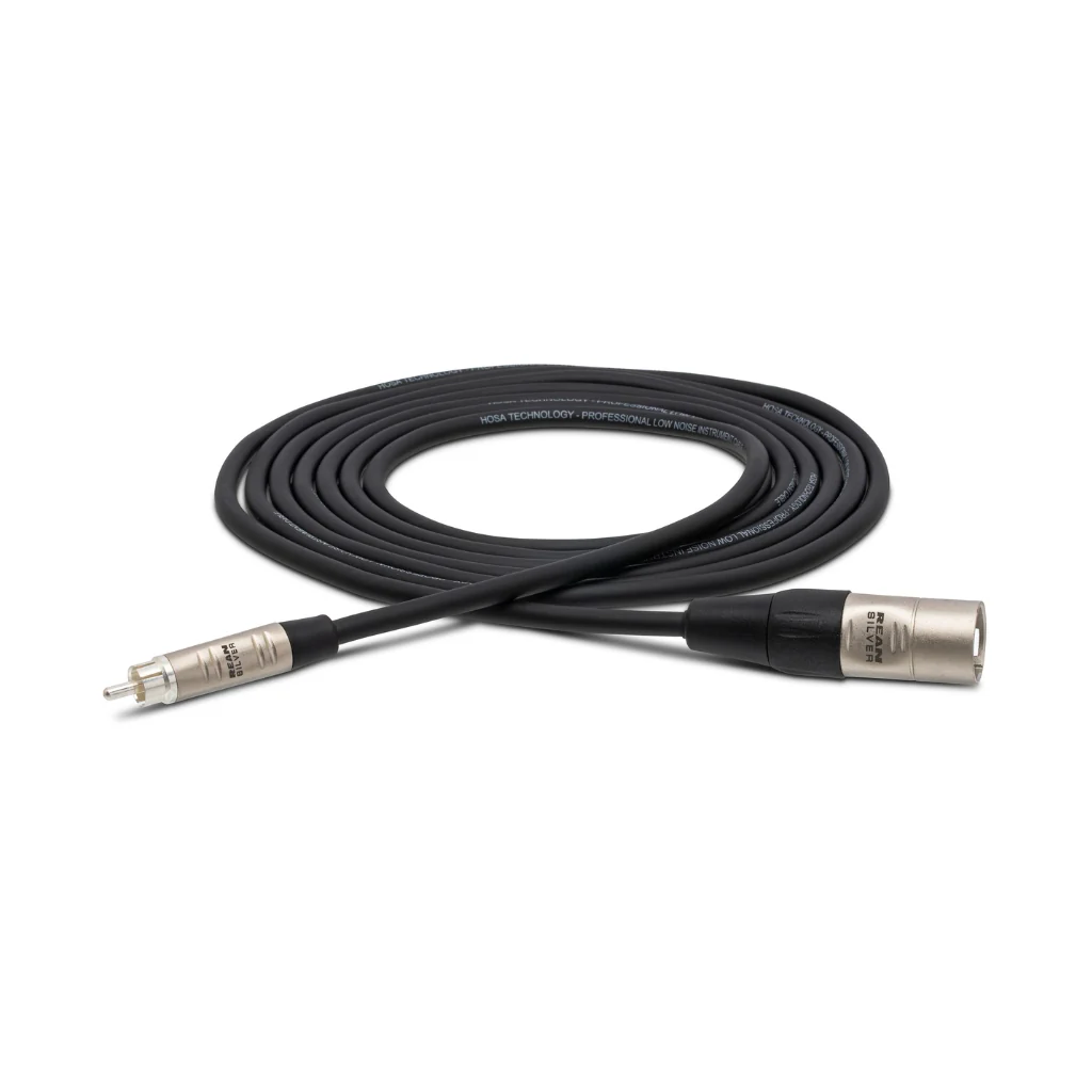 Hosa Technology REAN RCA to XLR3M Pro Unbalanced Interconnect Cable 15ft