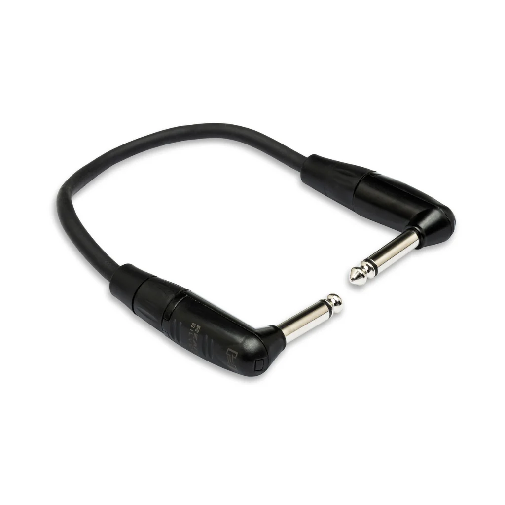 Hosa Technology REAN Right-angle to Same Pro Guitar Patch Cable 6"