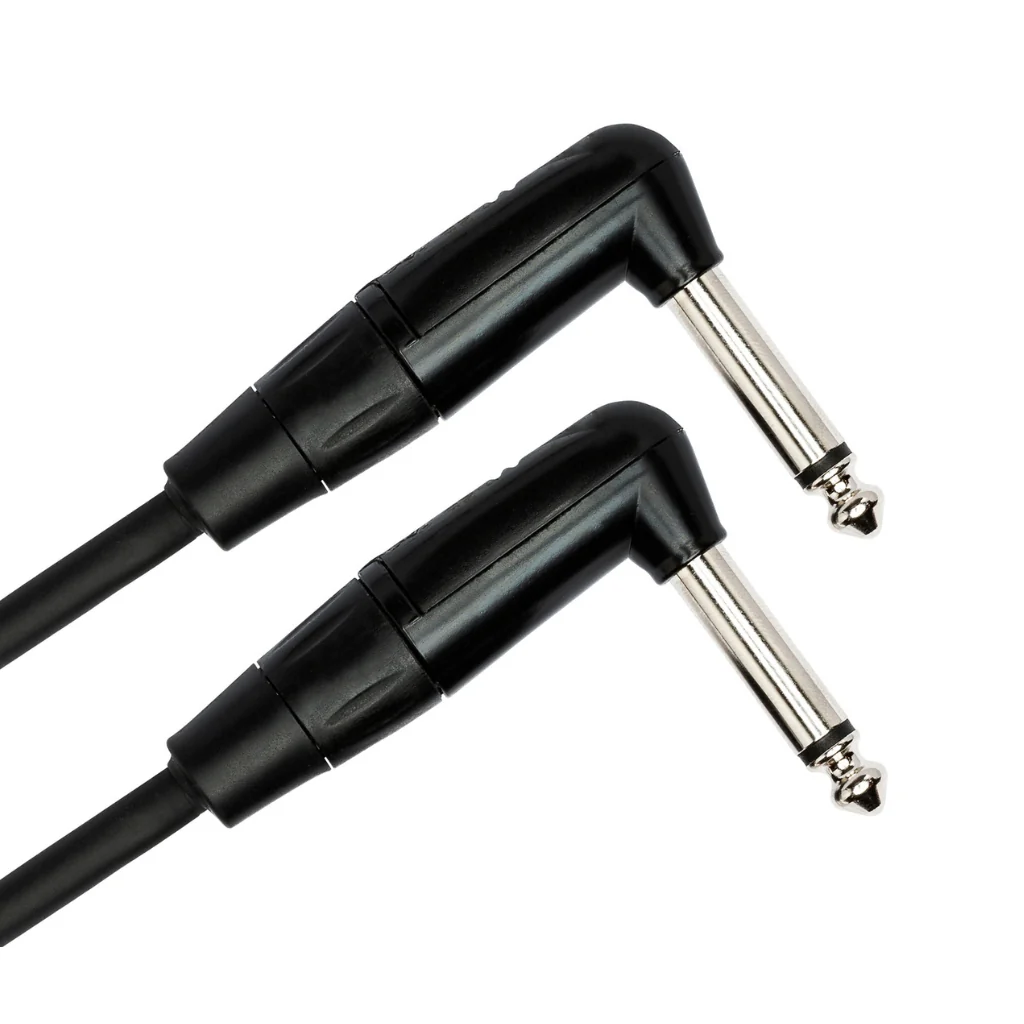 Hosa Technology REAN Right-angle to Same Pro Guitar Patch Cable 6" - Image 2