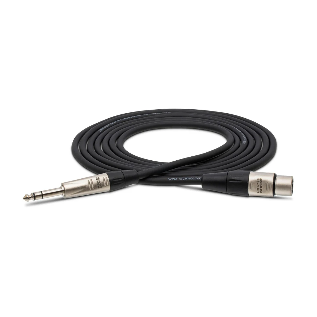 Hosa Technology REAN XLR3F to 1/4 in TRS Pro Balanced Interconnect Cable 10ft