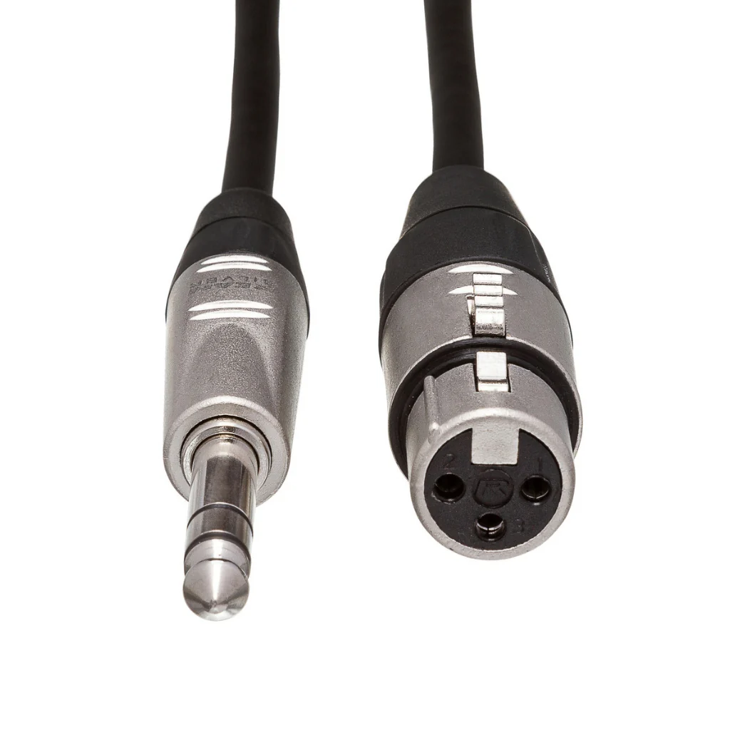 Hosa Technology REAN XLR3F to 1/4 in TRS Pro Balanced Interconnect Cable 10ft - Image 3