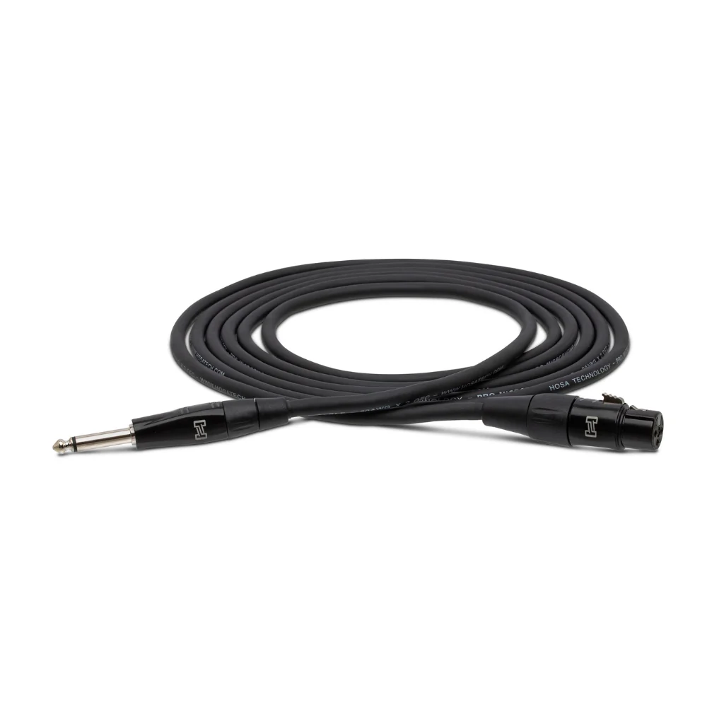 Hosa Technology REAN XLR3F to 1/4 in TS Pro Microphone Cable 5ft