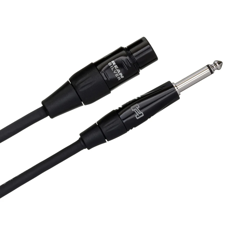 Hosa Technology REAN XLR3F to 1/4 in TS Pro Microphone Cable 5ft - Image 2