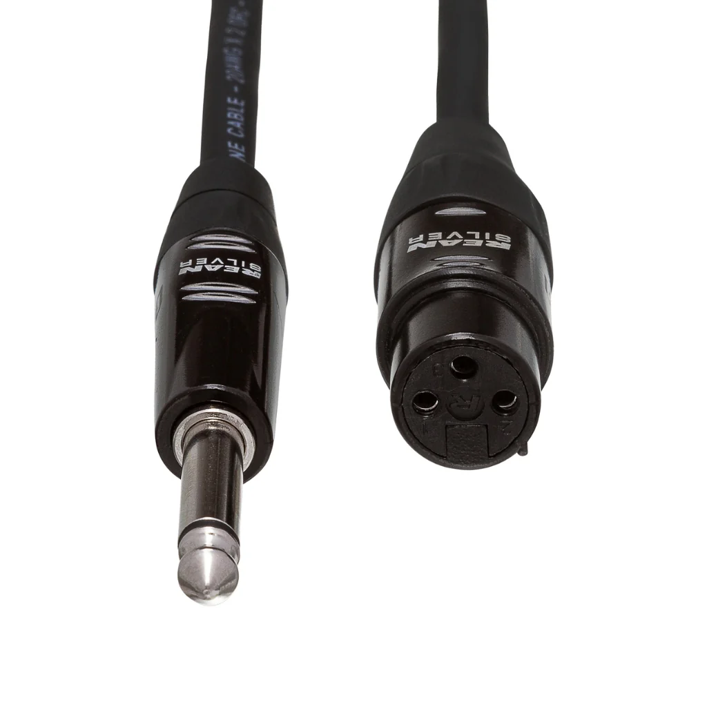 Hosa Technology REAN XLR3F to 1/4 in TS Pro Microphone Cable 5ft - Image 3