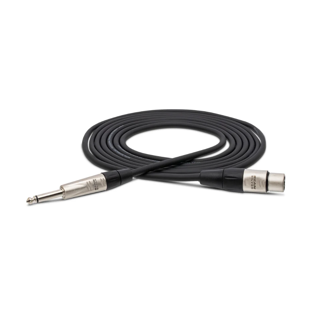 Hosa Technology REAN XLR3F to 1/4 in TS Pro Unbalanced Interconnect Cable 10ft