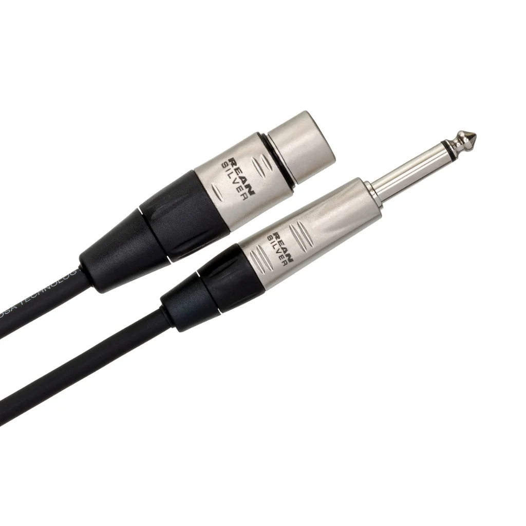 Hosa Technology REAN XLR3F to 1/4 in TS Pro Unbalanced Interconnect Cable 10ft - Image 2