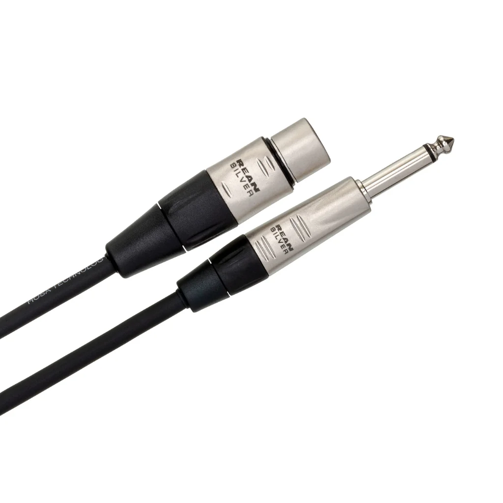 Hosa Technology REAN XLR3F to 1/4 in TS Pro Unbalanced Interconnect Cable 20ft - Image 2