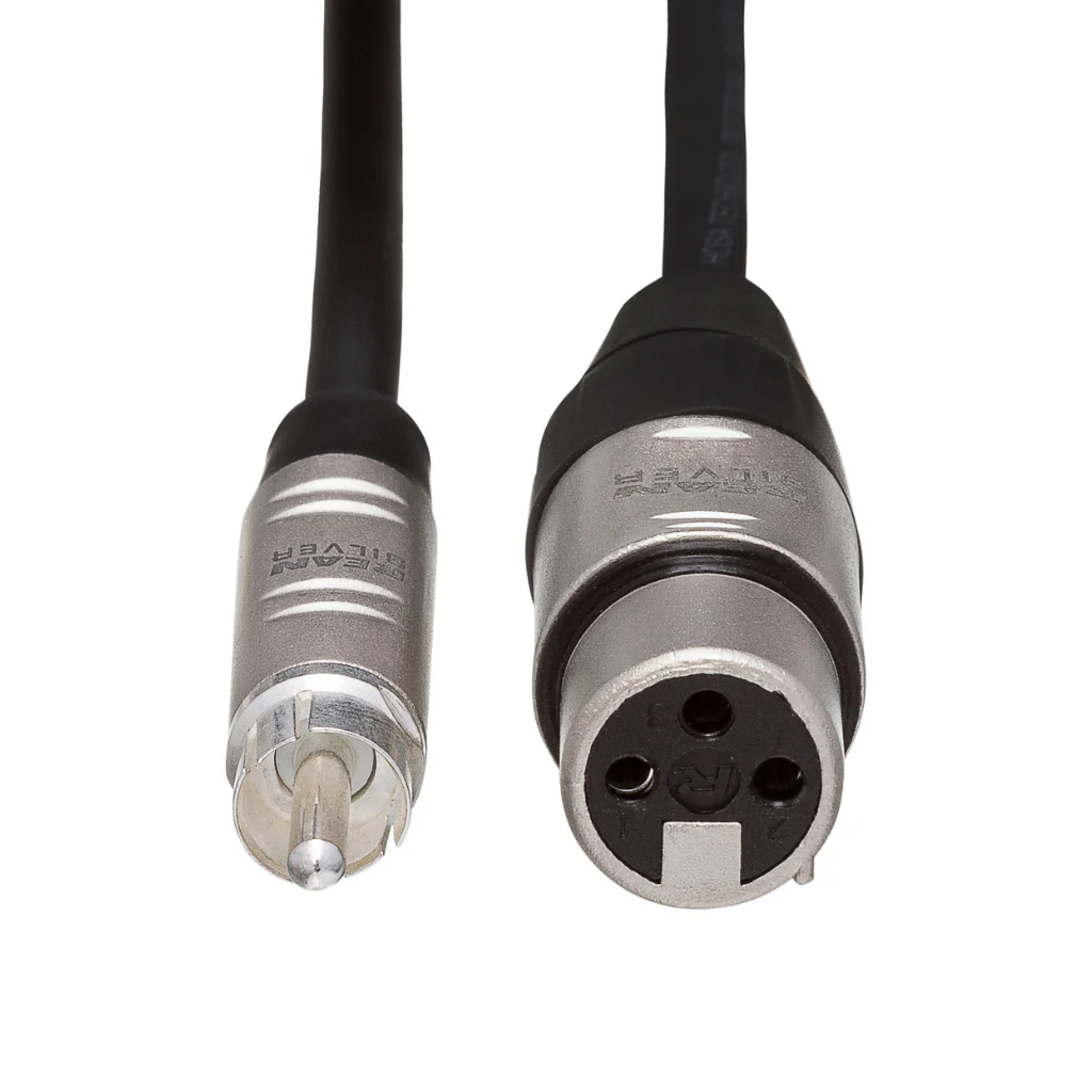Hosa Technology REAN XLR3F to RCA Pro Unbalanced Interconnect Cable 3ft - Image 3