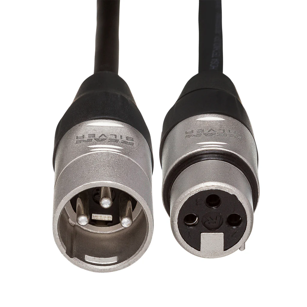 Hosa Technology REAN XLR3F to XLR3M Pro Balanced Interconnect 3ft - Image 3
