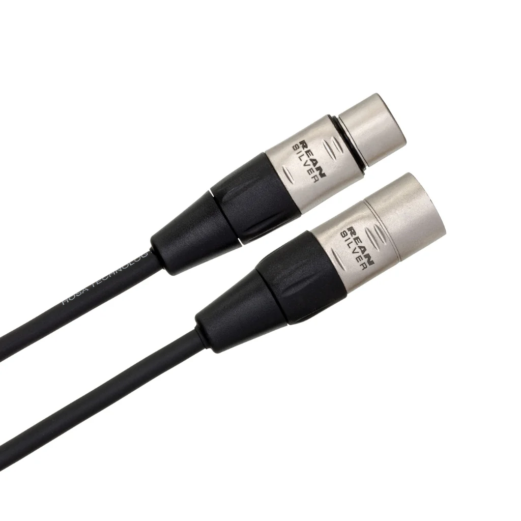 Hosa Technology REAN XLR3F to XLR3M Pro Balanced Interconnect Cable 1.5ft - Image 2