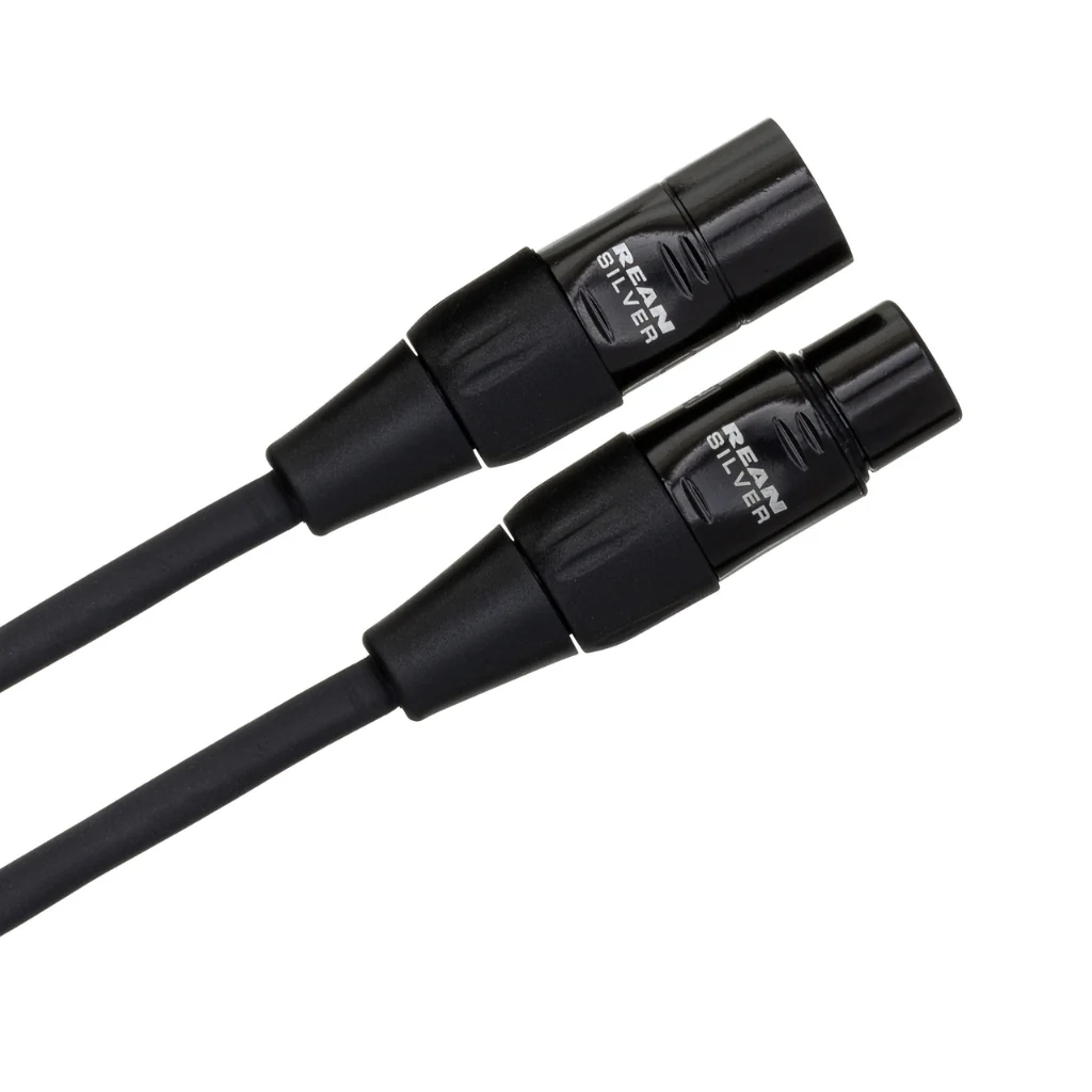 Hosa Technology REAN XLR3F to XLR3M Pro Microphone Cable 10ft - Image 2