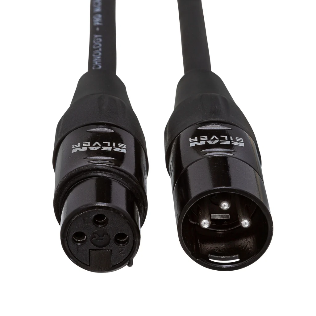 Hosa Technology REAN XLR3F to XLR3M Pro Microphone Cable 20ft - Image 3
