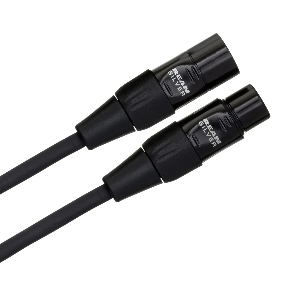 Hosa Technology REAN XLR3F to XLR3M Pro Microphone Cable 5ft - Image 2