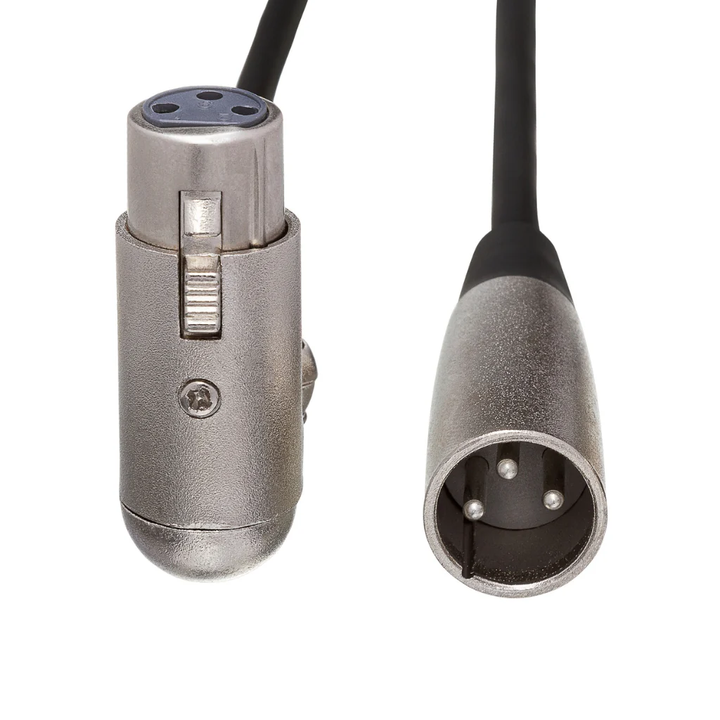 Hosa Technology Right-angle XLR3F to XLR3M Balanced Interconnect Cable 15ft - Image 3