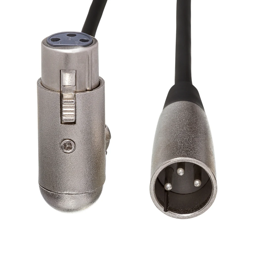 Hosa Technology Right-angle XLR3F to XLR3M Balanced Interconnect Cable 25ft - Image 3