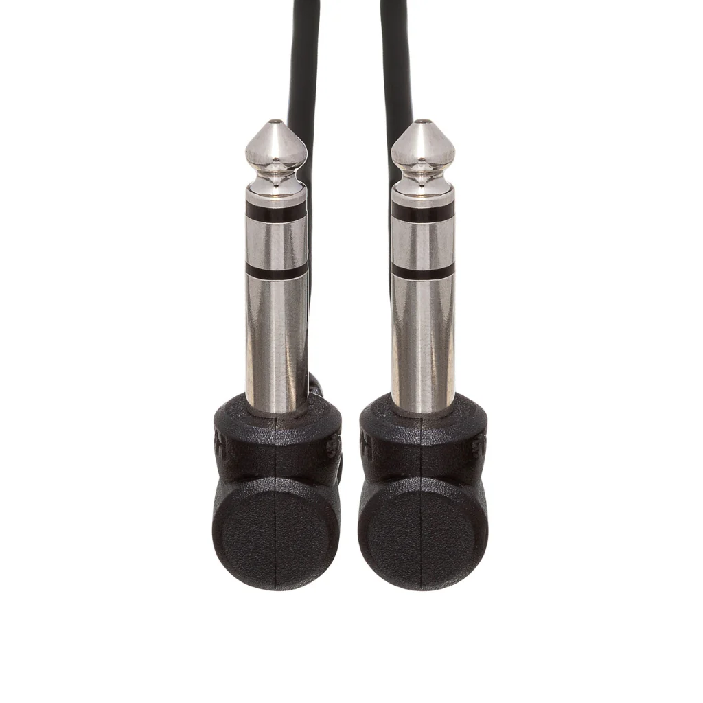 Hosa Technology Right-Angled 1/4 in TRS to Same Balanced Interconnect Cable - Image 3