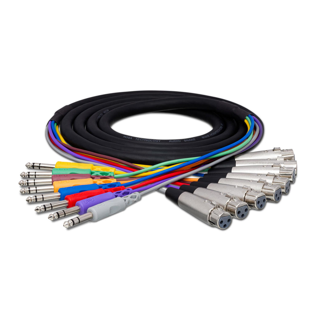 Hosa Technology Snake 1/4 TRS - XLR3F 4