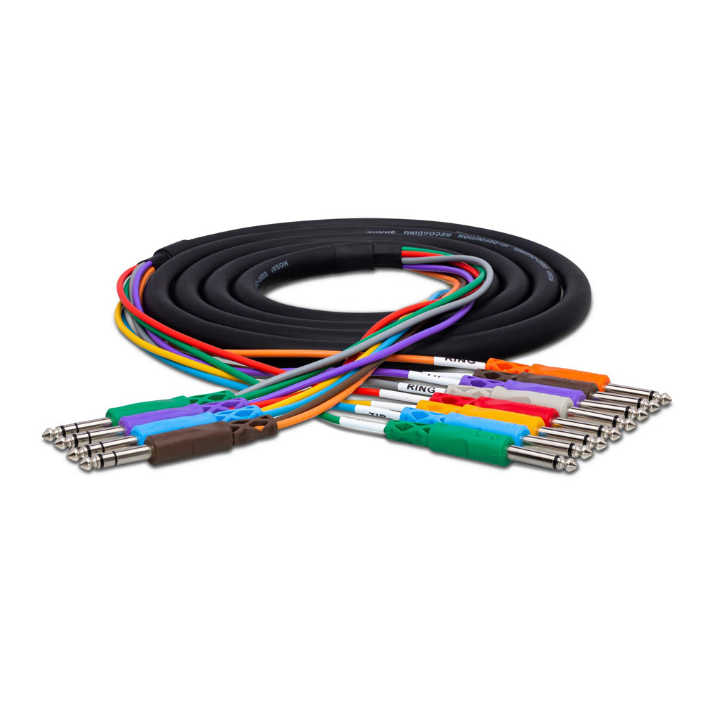 Hosa Technology STP802 Ins Snake 1/4 TRS-Dual 1