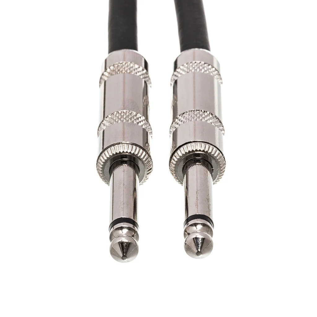 Hosa Technology Straight to Same Cloth Guitar Cable 18ft Blue/Green/White - Image 3