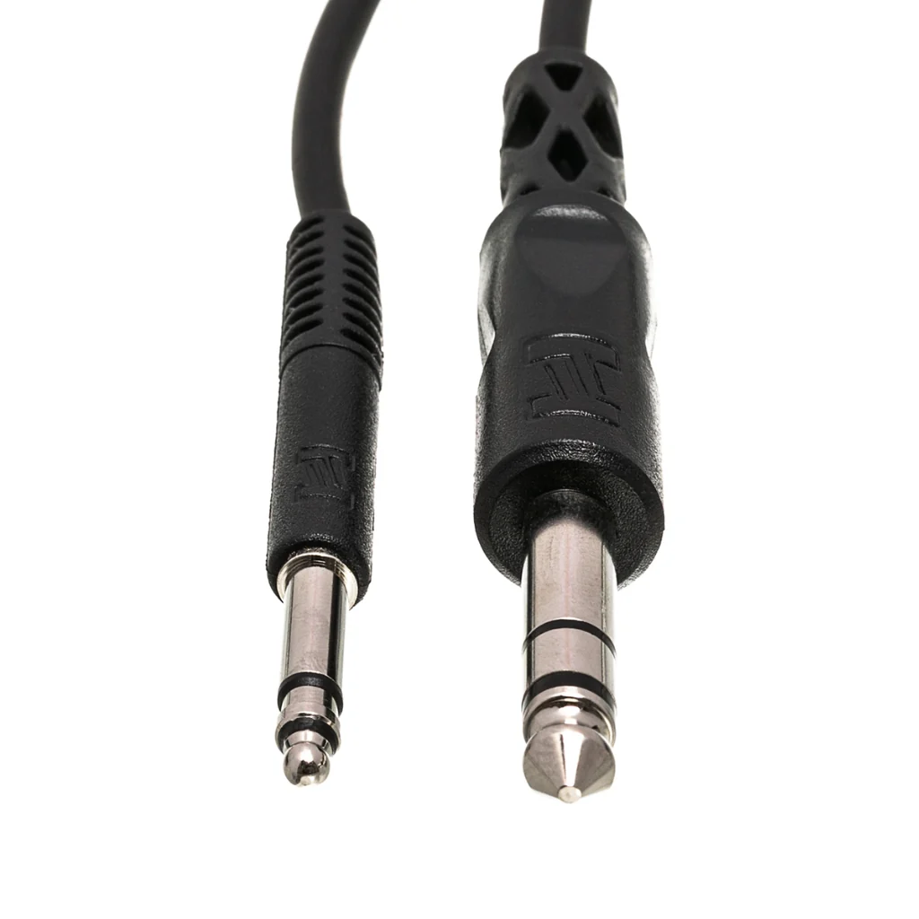 Hosa Technology TT TRS to 1/4 in TRS Balanced Interconnect Cable 5ft - Image 3