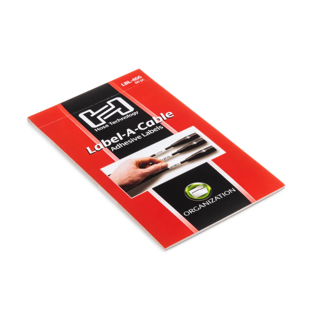 Hosa Technology White Vinyl Label-A-Cable Cable Labels