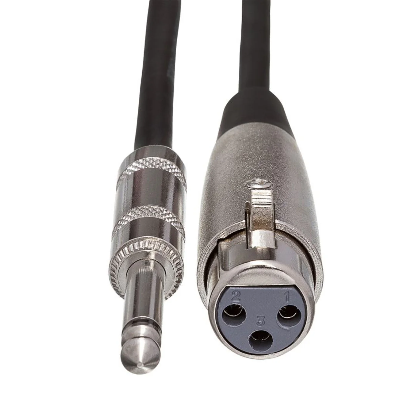 Hosa Technology XLR3F to 1/4 in TS Hi-Z Microphone Cable 5ft - Image 3