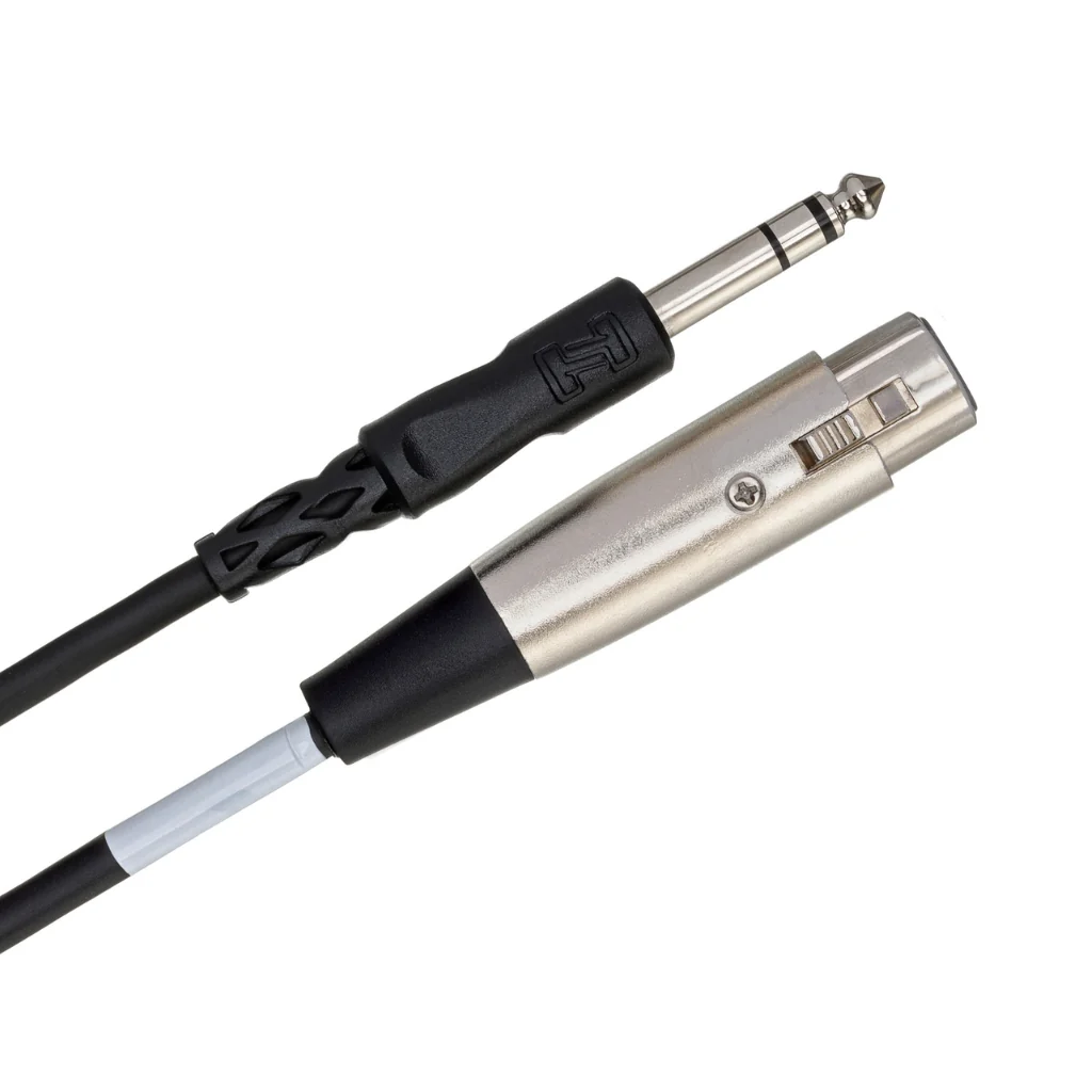 Hosa Technology XLR3F to 1/4 in TS Unbalanced Interconnect Cable 20ft - Image 2