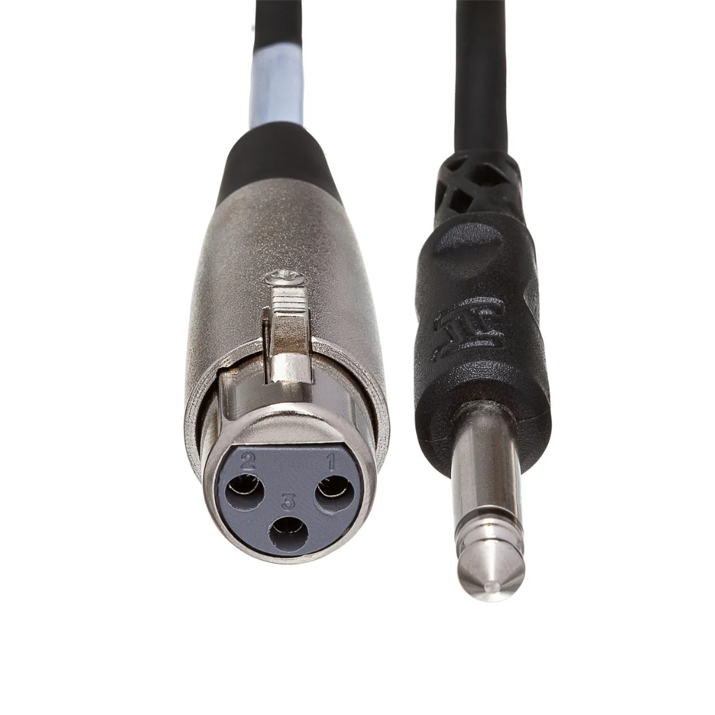 Hosa Technology XLR3F to 1/4 in TS Unbalanced Interconnect Cable 3ft - Image 3