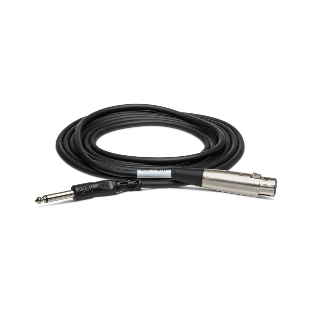 Hosa Technology XLR3F to 1/4 in TS Unbalanced Interconnect Cable 5ft