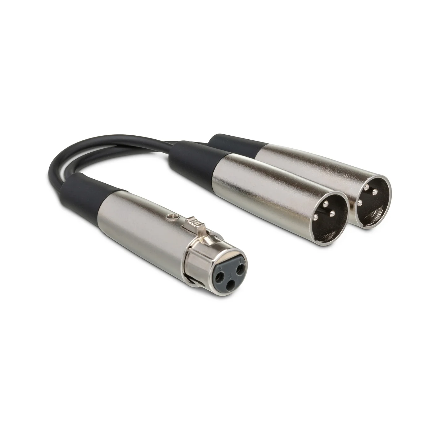 Hosa Technology XLR3F to Dual XLR3M Y Cable
