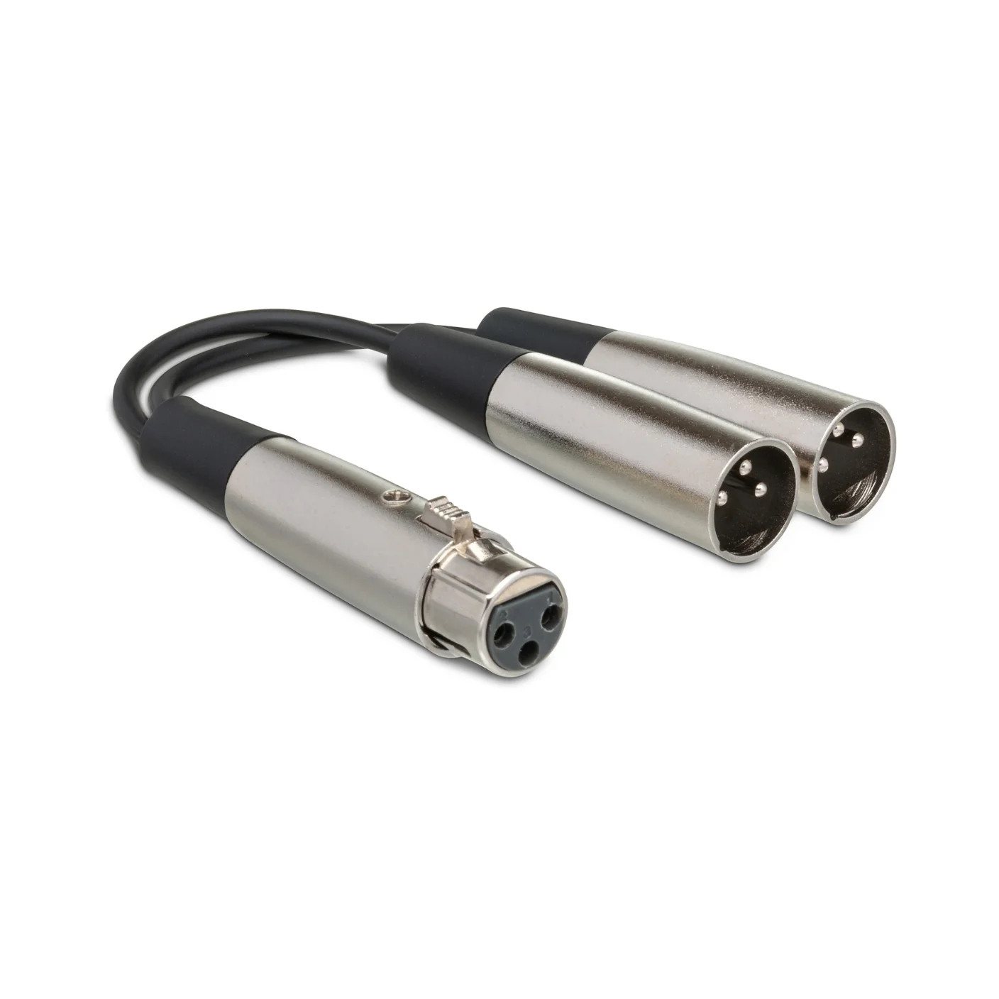 Hosa Technology XLR3F to Dual XLR3M Y Cable 18in
